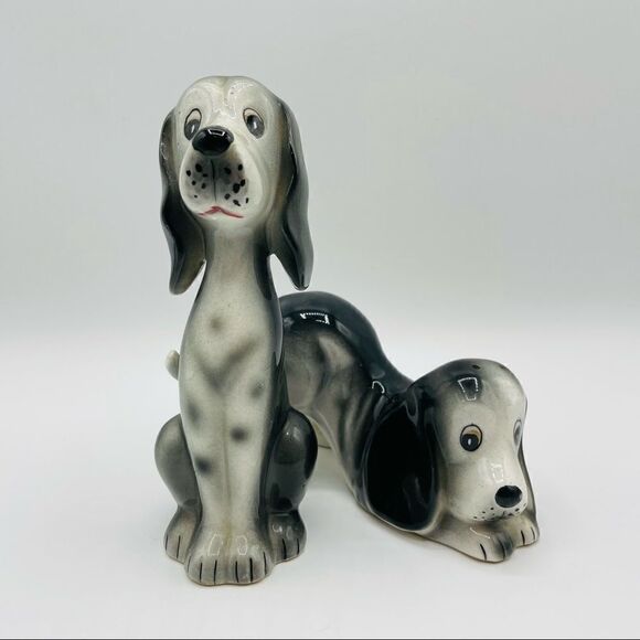 Vintage Hound Dog Salt and Pepper Shakers - Picture 1 of 6